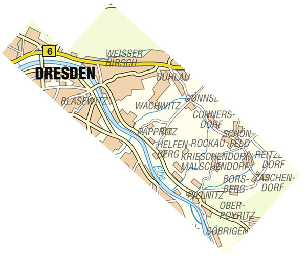 Wanderkarte Dresdner Elbhang