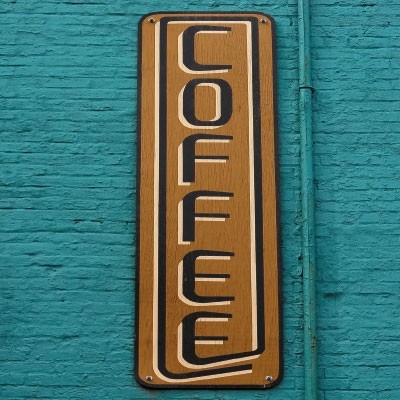 coffee schild