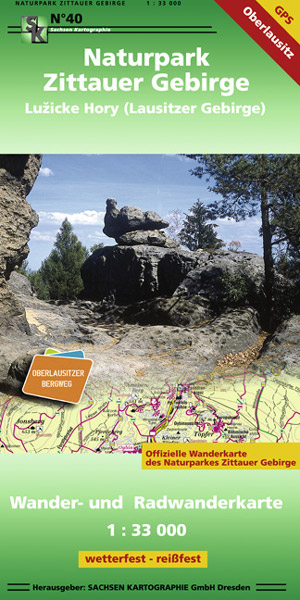 Wanderkarte Zittauer Gebirge Naturpark
