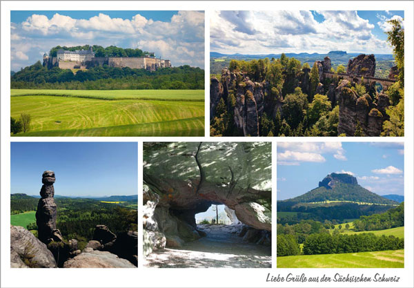 Ansichtskarten-Set - Sächsische Schweiz